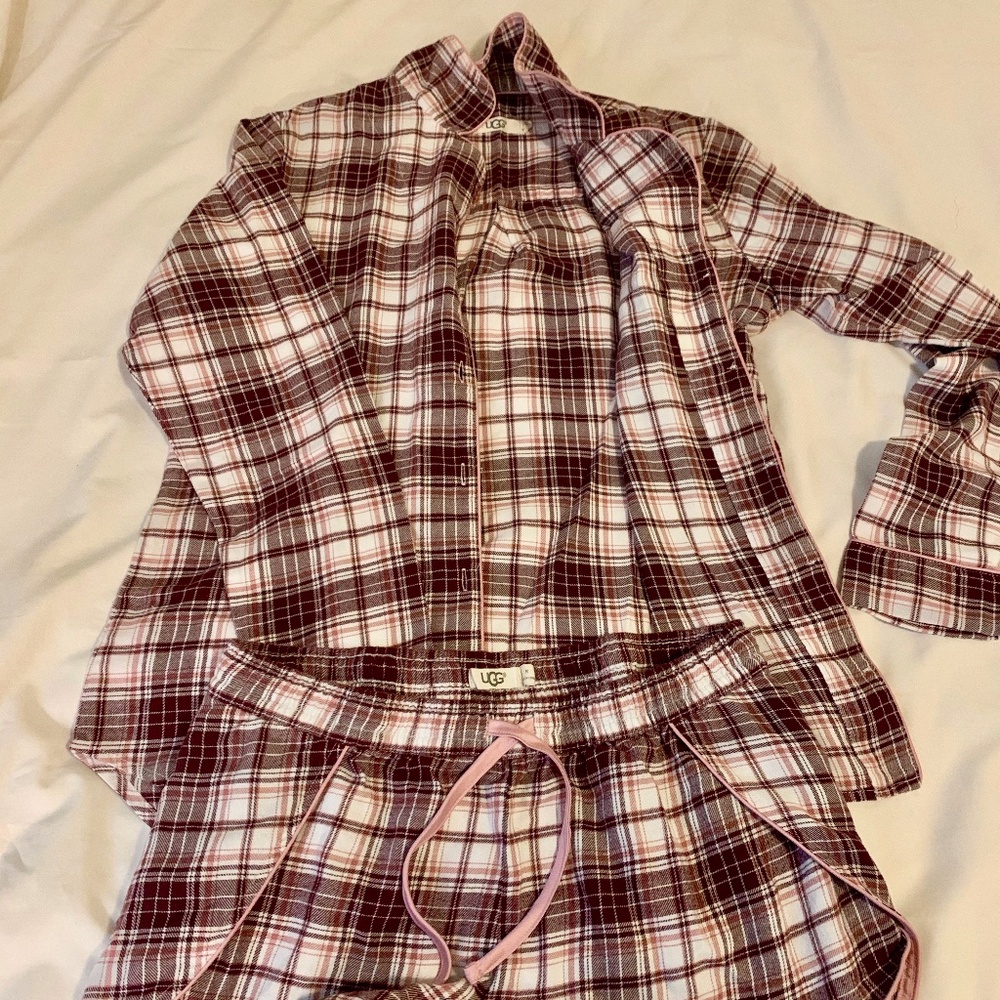 Ugg Flannel Pajama Shorts set.